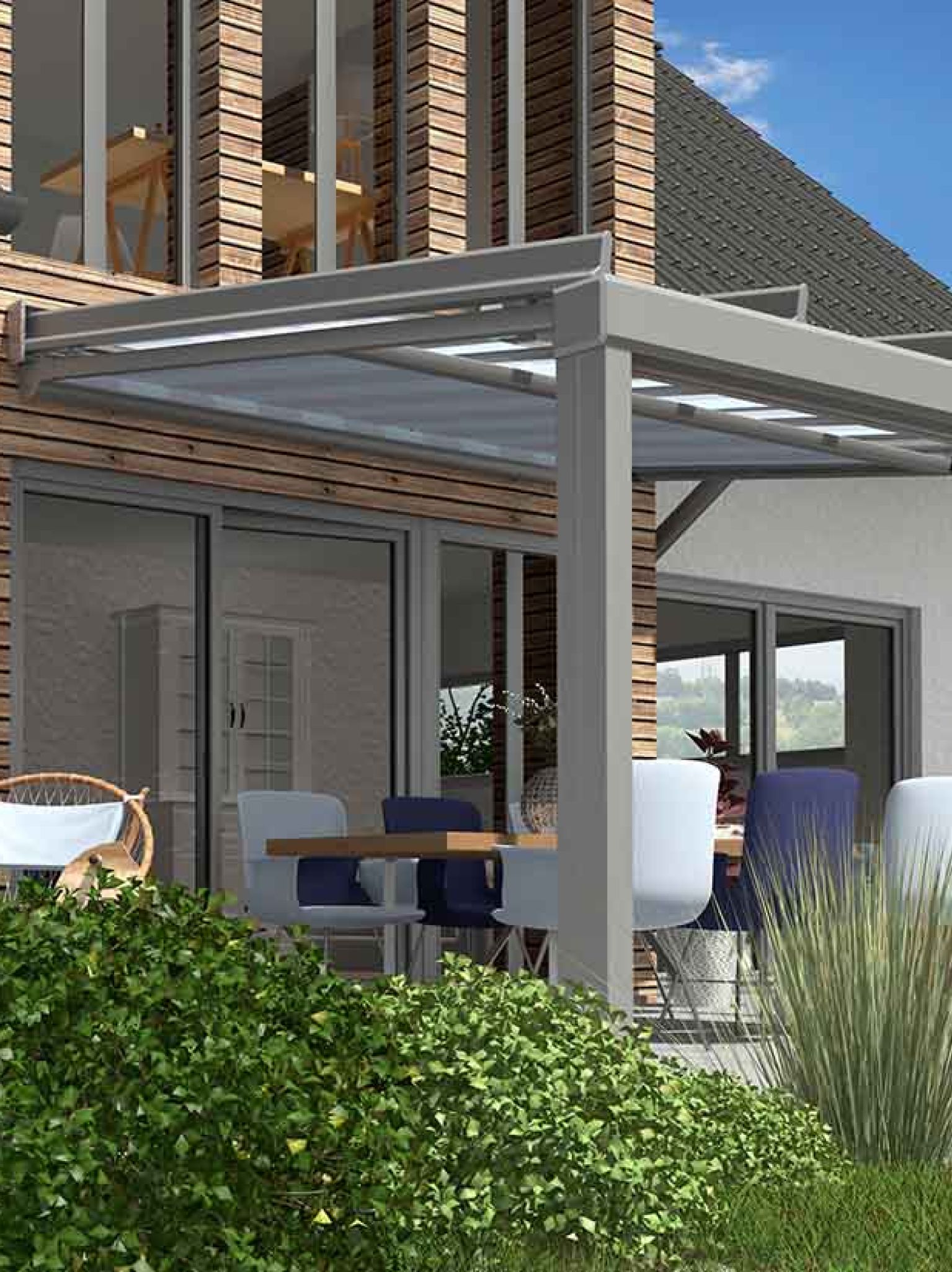 ERHARDT Tintgral-TM-tető alatti napellenző