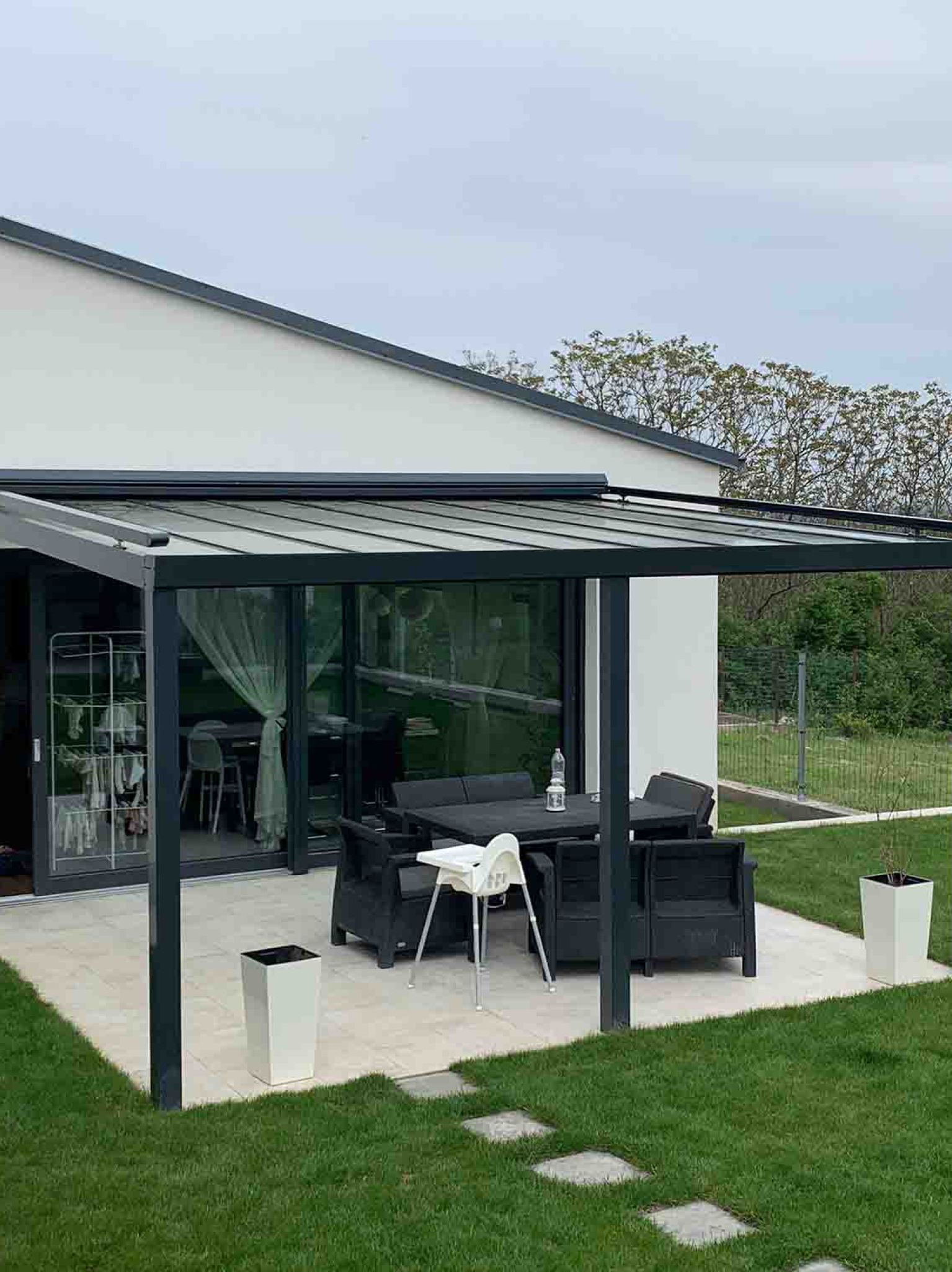 aluszerkeztes üvegtetö